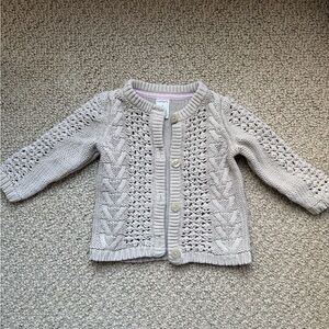 Carter's Light Gray Knit Sweater